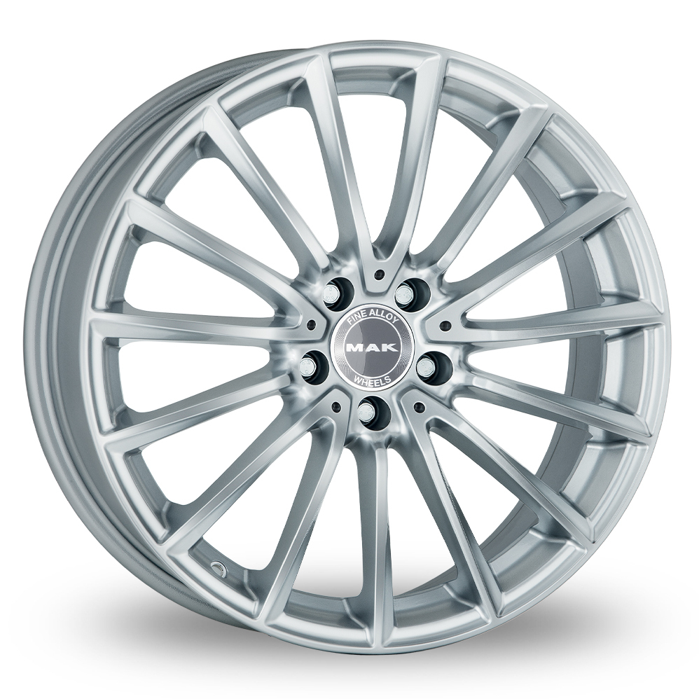 19 Inch MAK Komet Silver Alloy Wheels