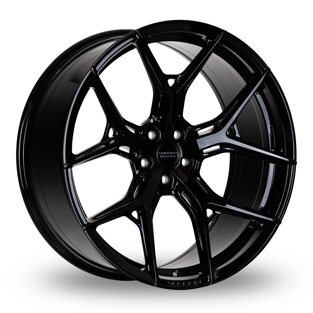 21 Inch Vossen HF-5 Gloss Black Alloy Wheels