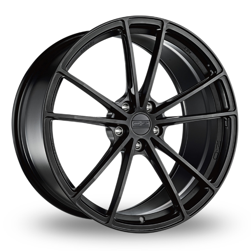 20 Inch OZ Racing Forged Zeus Matt Black Alloy Wheels