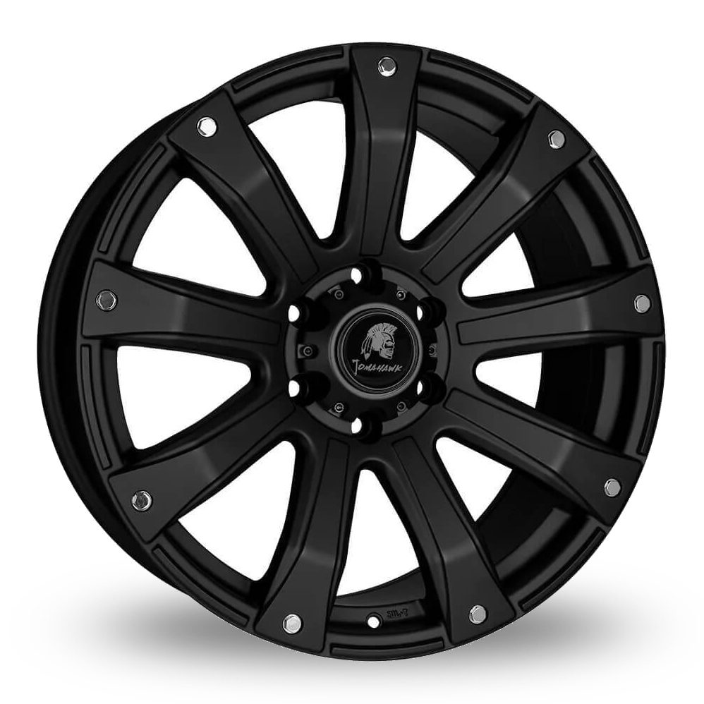 20 Inch Tomahawk Ute Matt Black Alloy Wheels