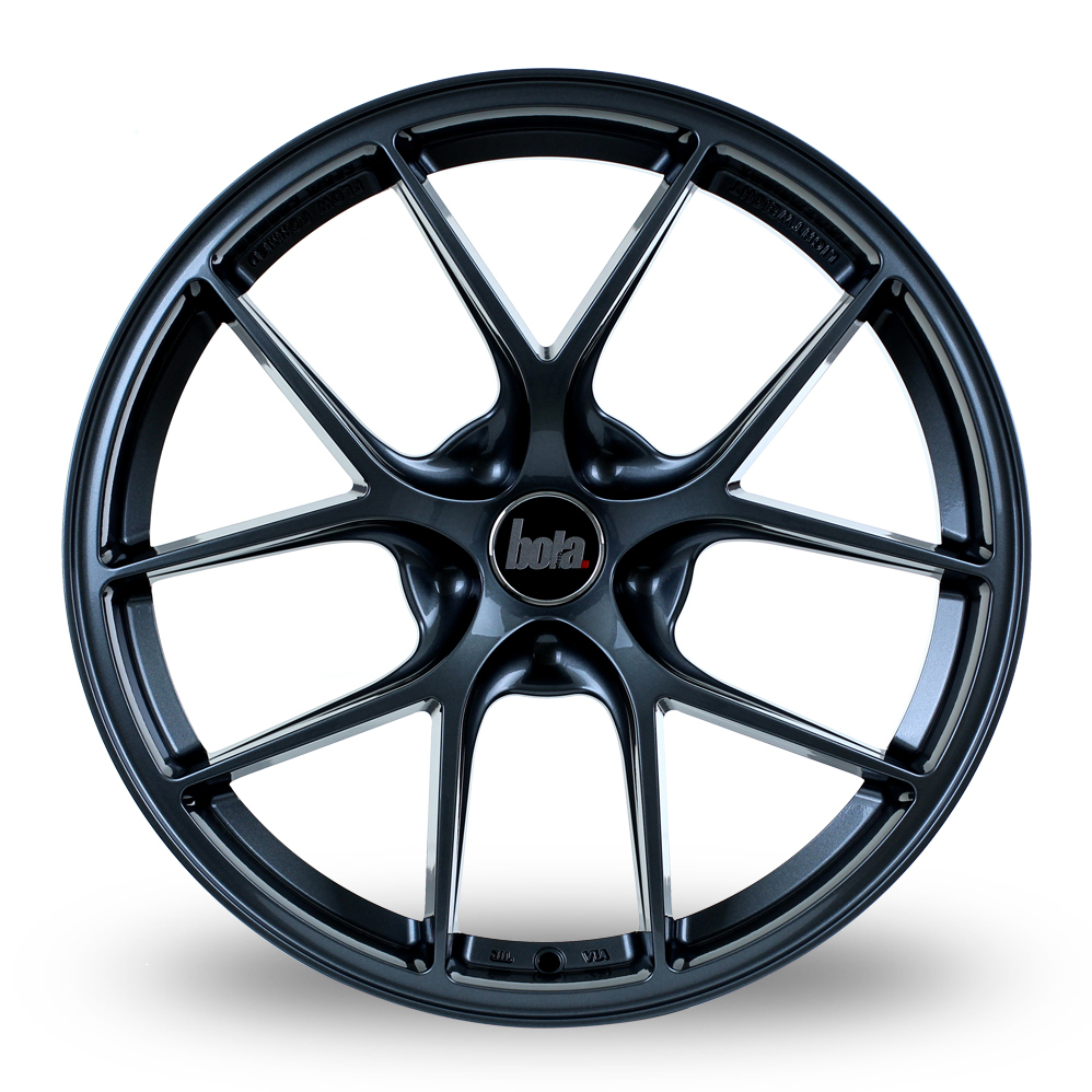 17 Inch Bola FLE Gloss Gunmetal Alloy Wheels