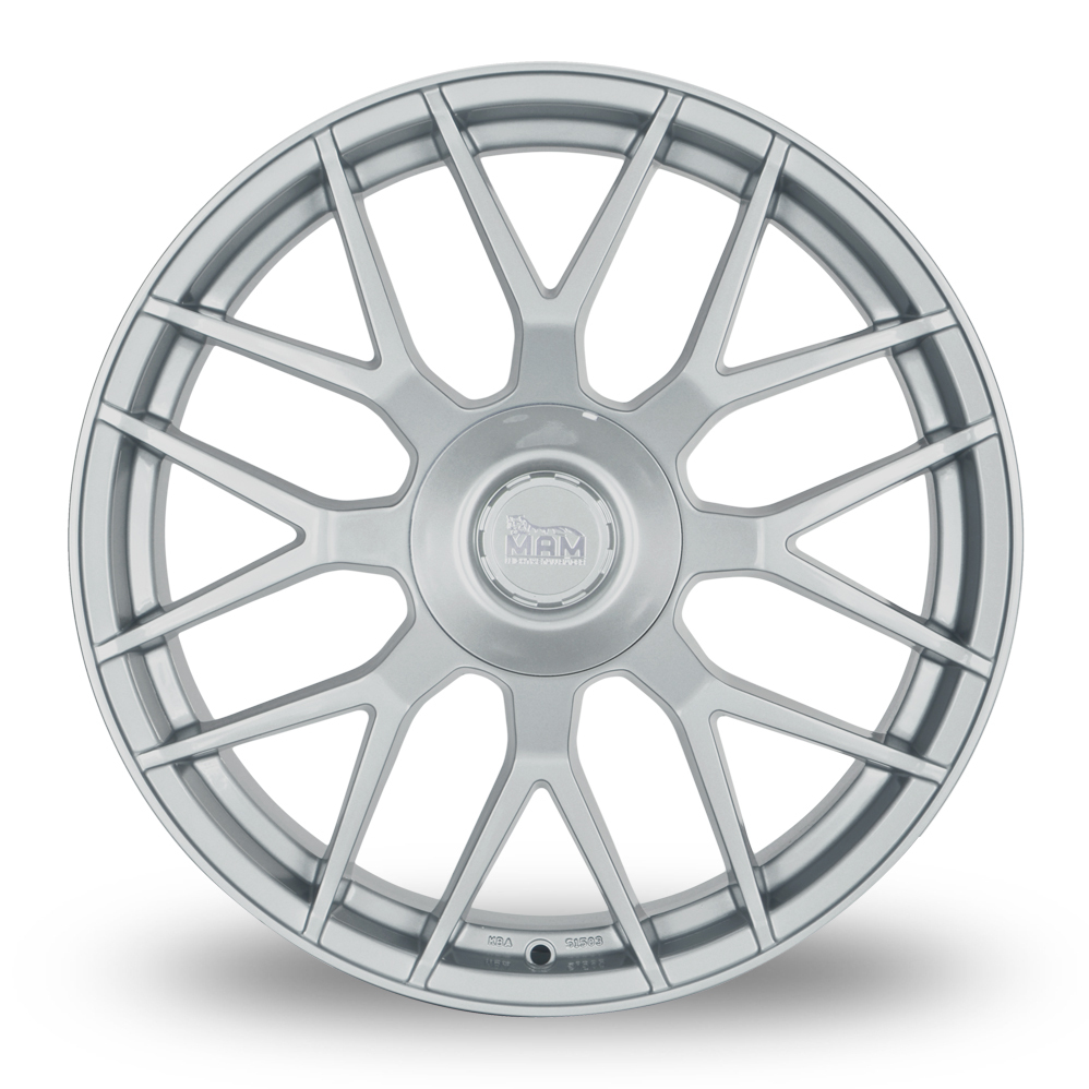 19 Inch MAM GT1 Silver Alloy Wheels