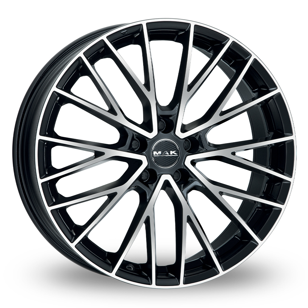 21 Inch MAK Speciale Black Mirror Alloy Wheels