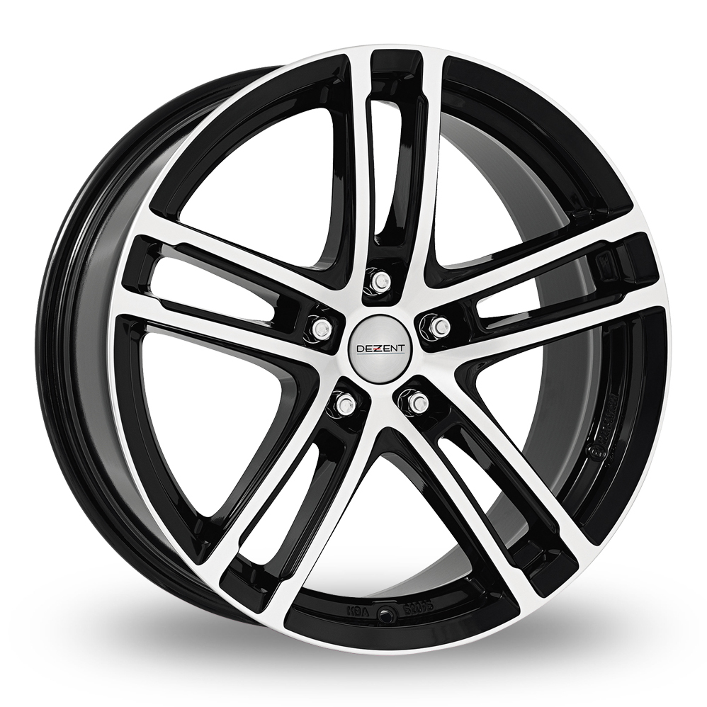 16 Inch Dezent TZ Black Polished Alloy Wheels