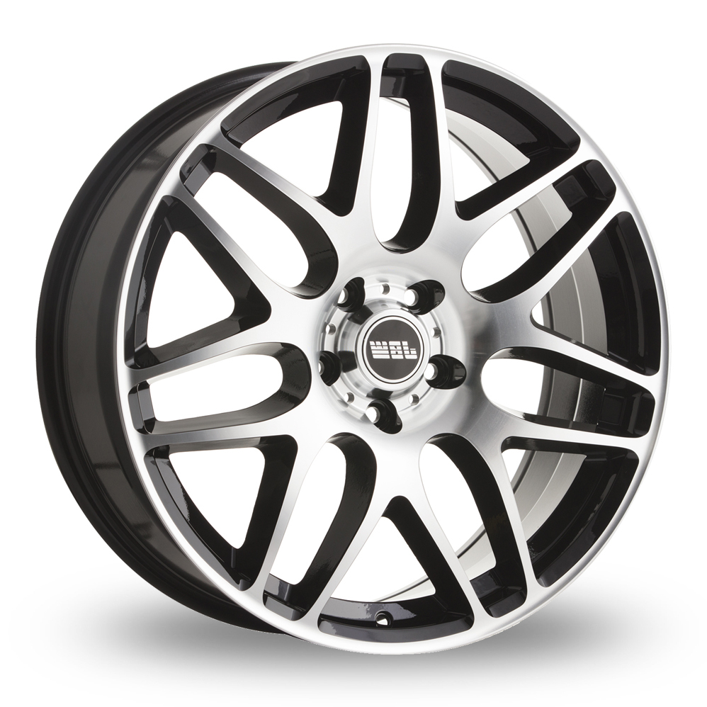 18 Inch JBW Rogue Black Polished Alloy Wheels