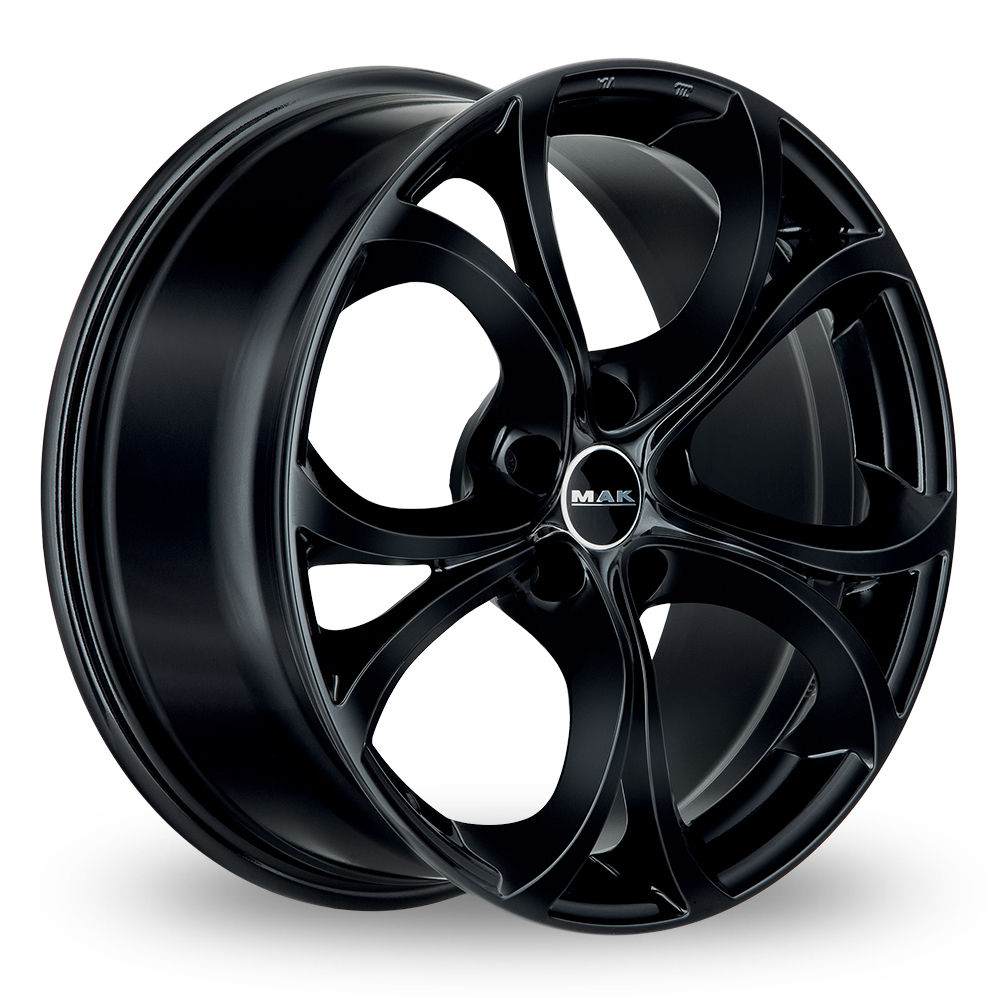 20 Inch MAK Lario Gloss Black Alloy Wheels