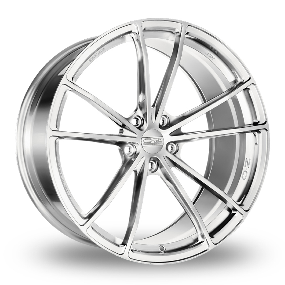 20 Inch OZ Racing Forged Zeus Ceramic Polished Alloy Wheels