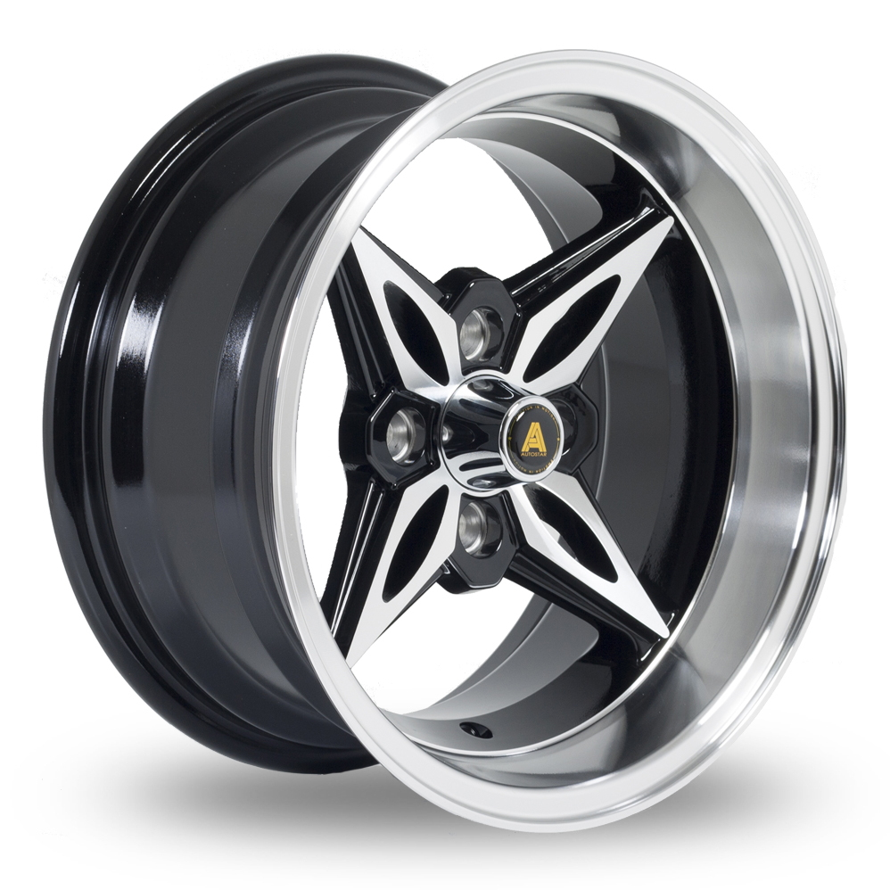 14 Inch Autostar Kanji Black Alloy Wheels