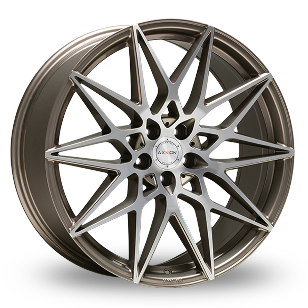 19 Inch Axxion AX9 Platinum Grey Alloy Wheels