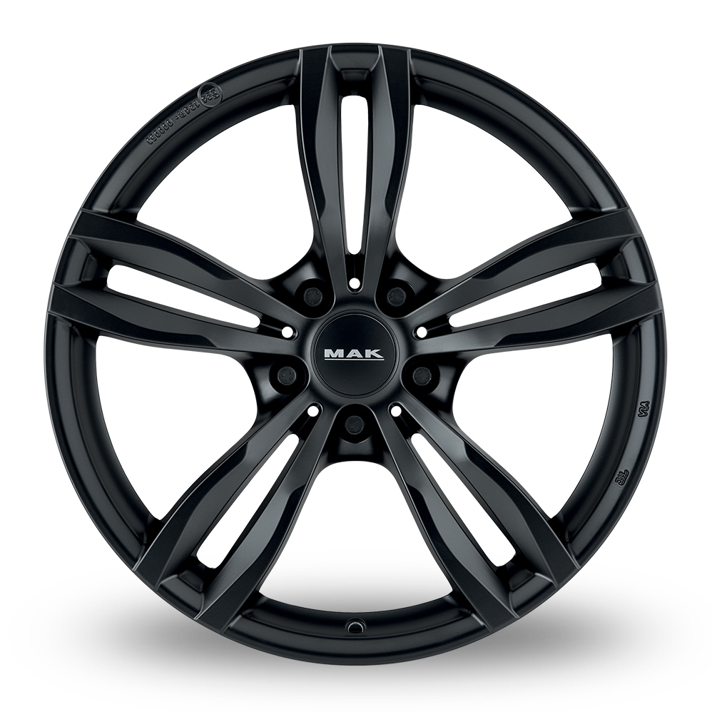 19 Inch MAK Luft Matt Black Alloy Wheels