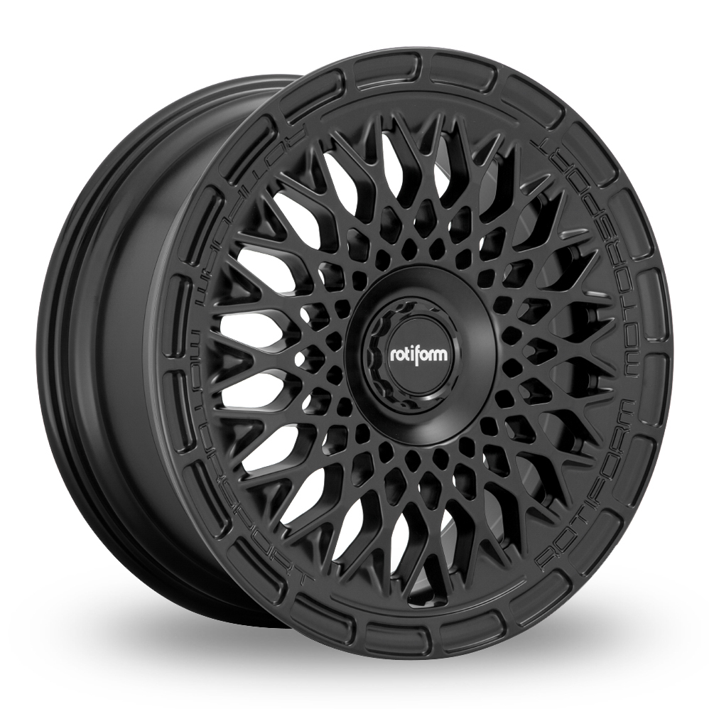 19 Inch Rotiform LHR-M Satin Black Alloy Wheels