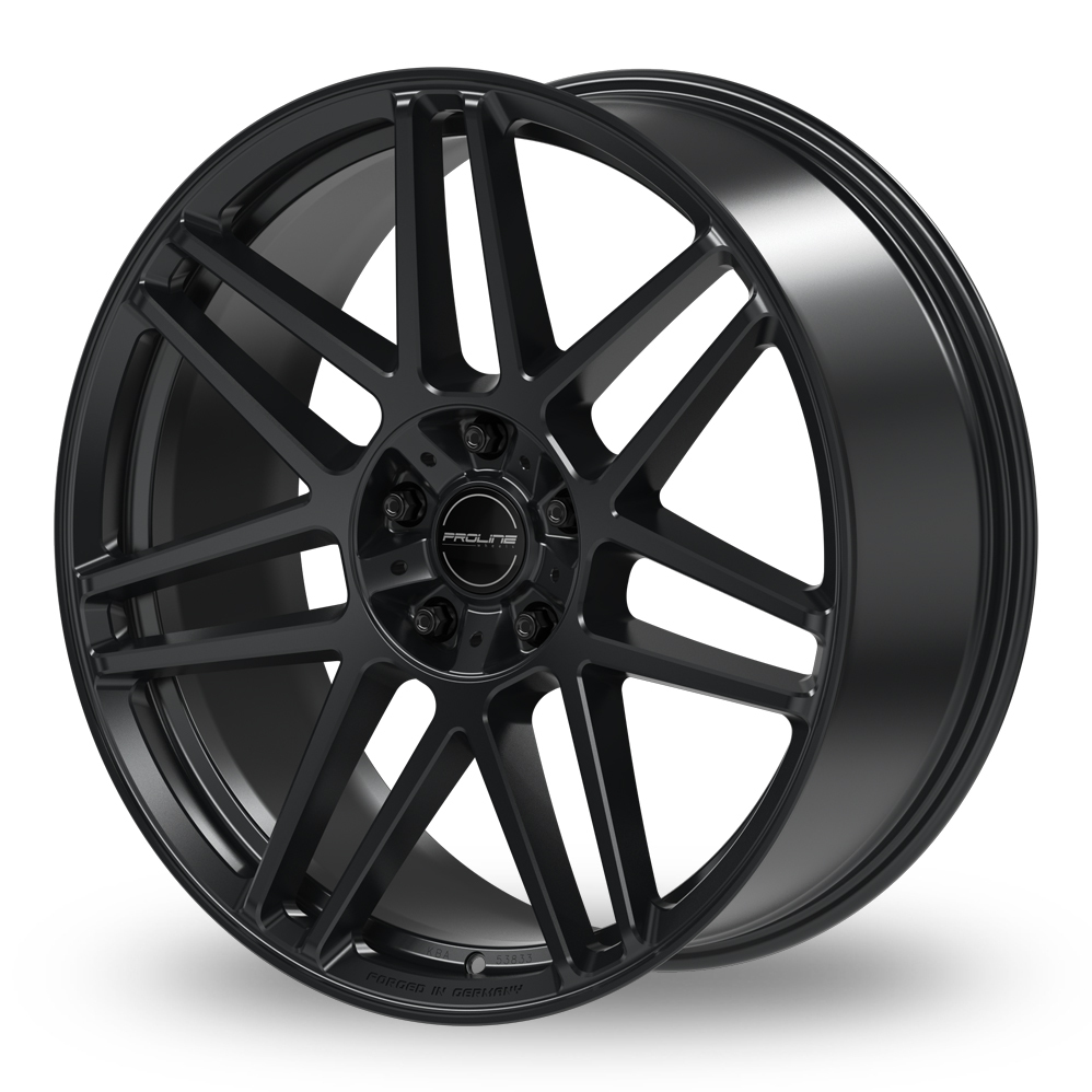 22 Inch Proline PFG FORGED Black Matt Alloy Wheels