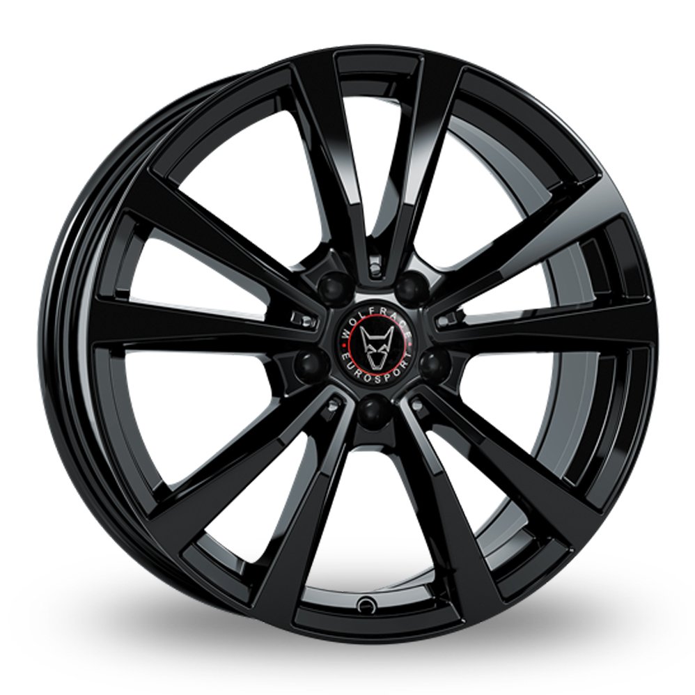 20 Inch Wolfrace M12 Black Alloy Wheels