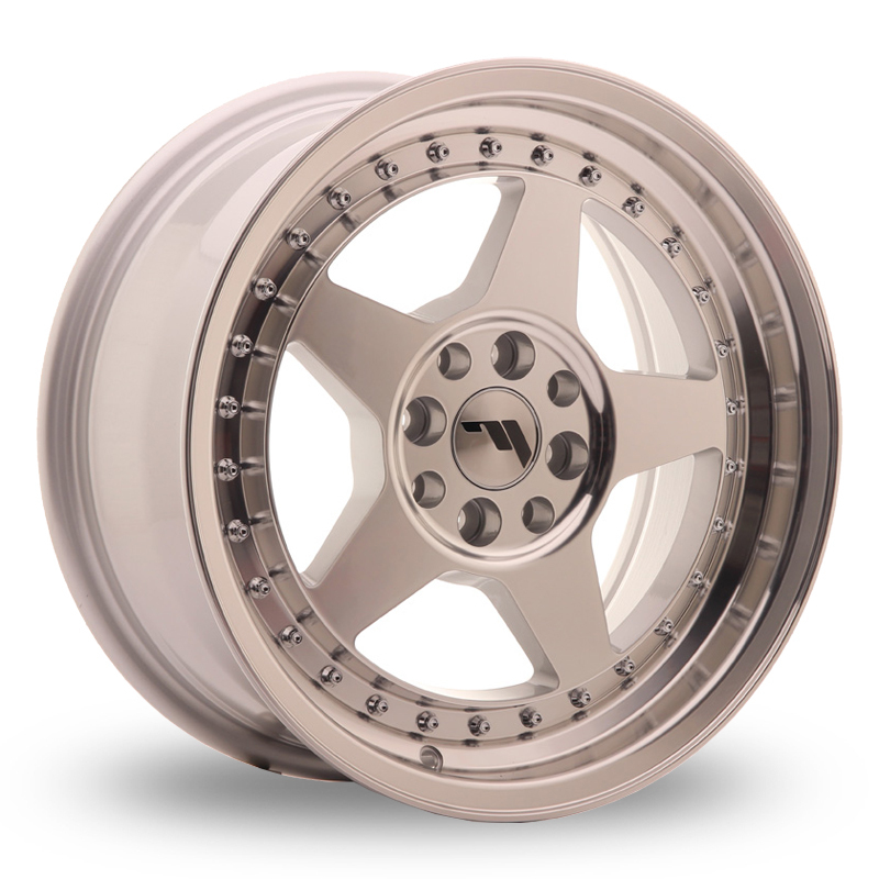 16 Inch Japan Racing JR6 (8x16) Silver Machined Face Alloy Wheels