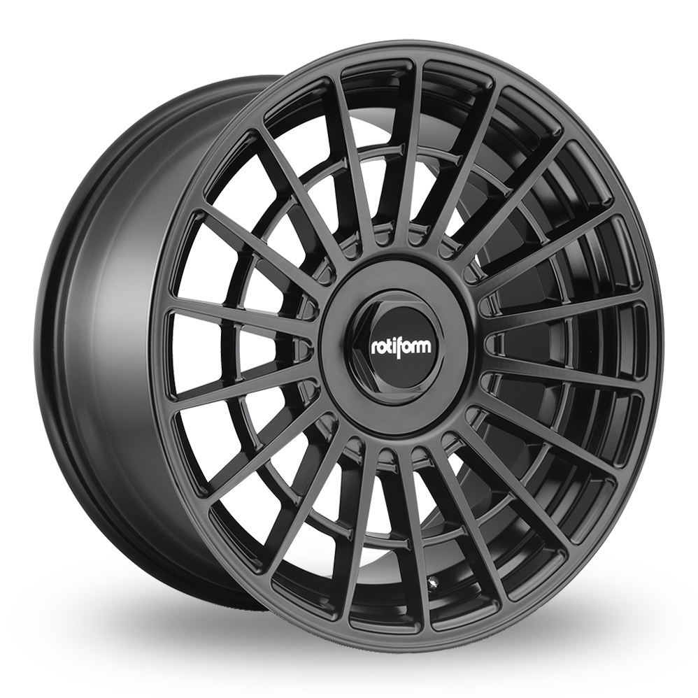 19 Inch Rotiform LAS-R Matt Black Alloy Wheels