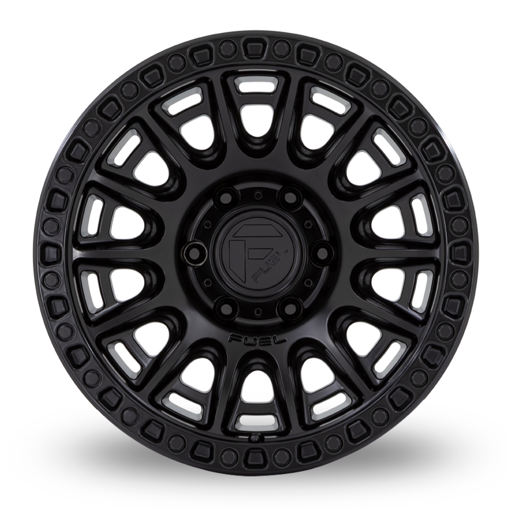 17 Inch Fuel Off-Road Cycle Matt Black Alloy Wheels