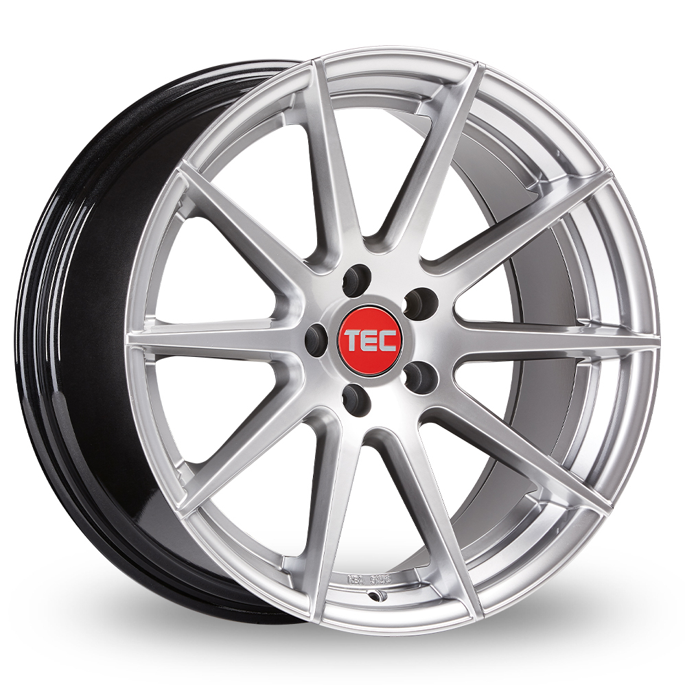 19 Inch TEC Speedwheels GT7 Hyper Silver Alloy Wheels