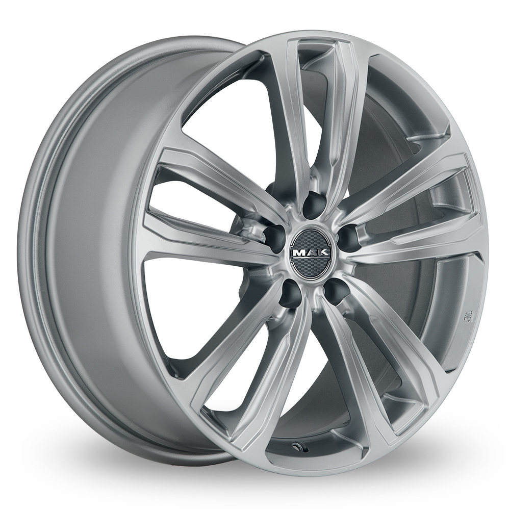 15 Inch MAK Magma Silver Alloy Wheels