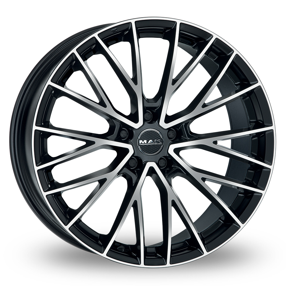 22 Inch MAK Speciale Black Mirror Alloy Wheels