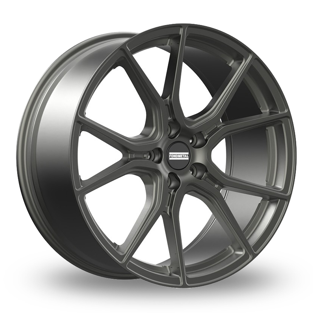 20 Inch Fondmetal STC-45 Matt Titanium Alloy Wheels