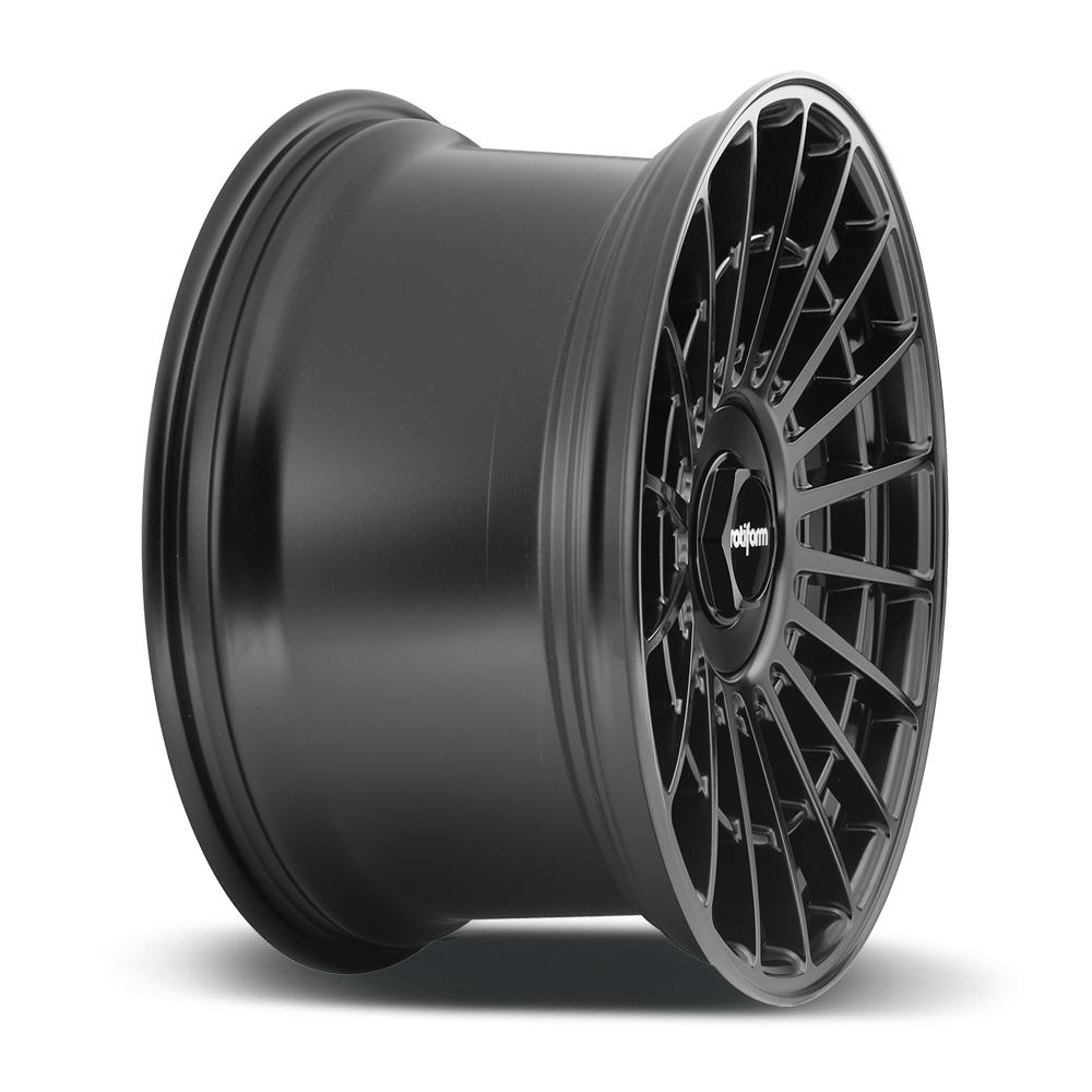 8.5x20 (Front) & 10x20 (Rear) Rotiform LAS-R Matt Black Alloy Wheels