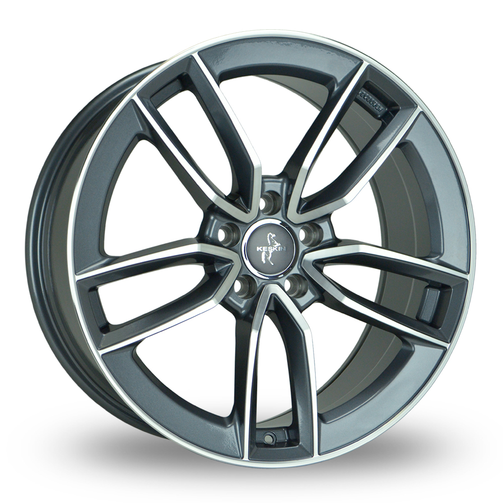 20 Inch Keskin Tuning KT21 Palladium Front Polished Alloy Wheels