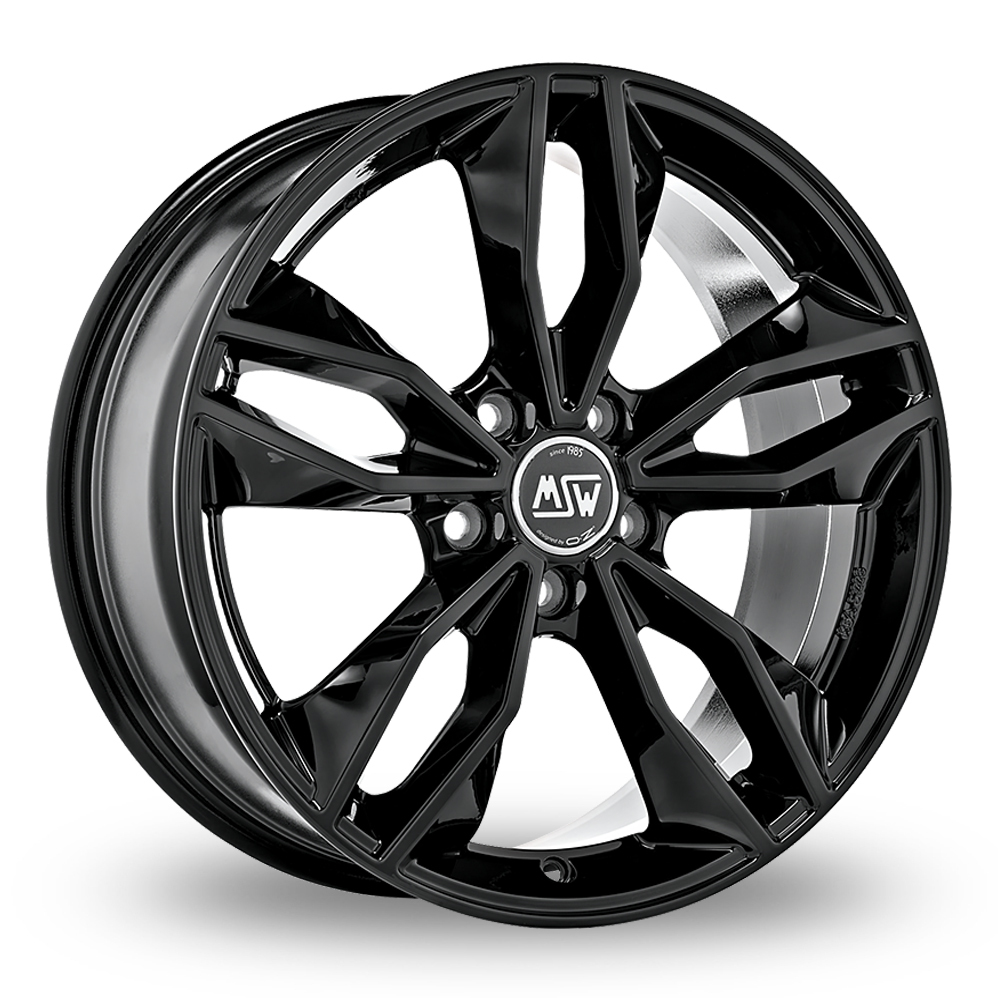 19 Inch MSW (by OZ) 71 Gloss Black Alloy Wheels