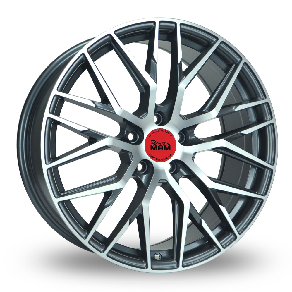 19 Inch MAM RS4 Palladium Front Polished Alloy Wheels