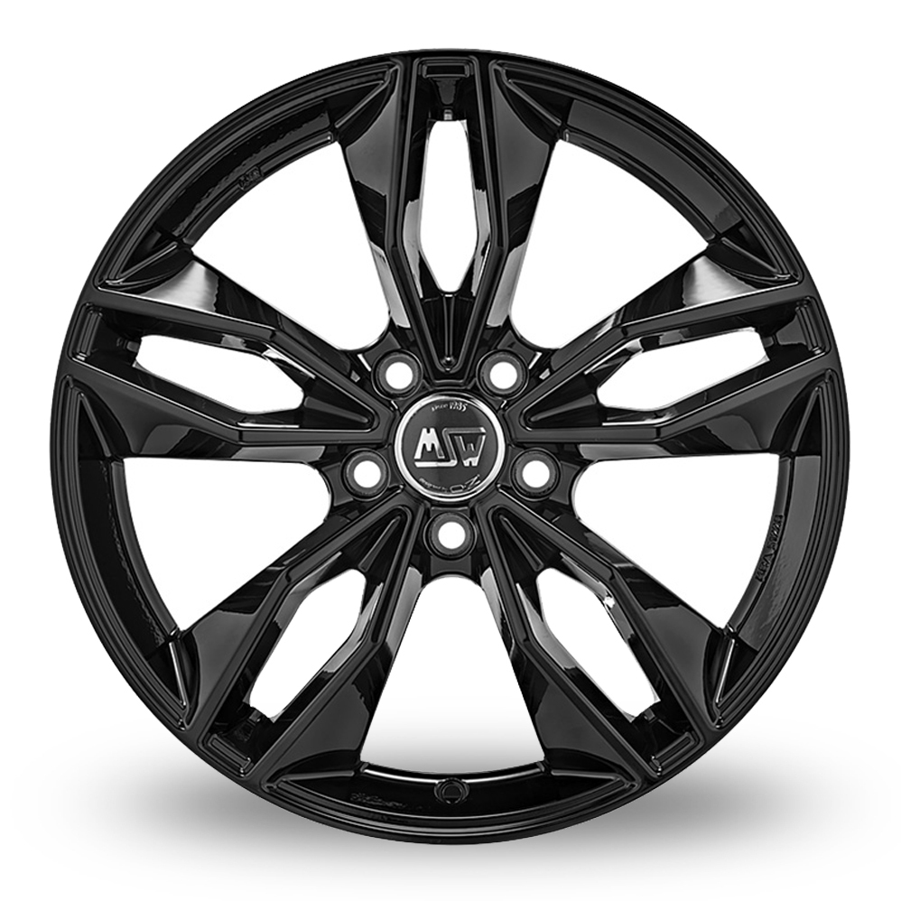 19 Inch MSW (by OZ) 71 Gloss Black Alloy Wheels