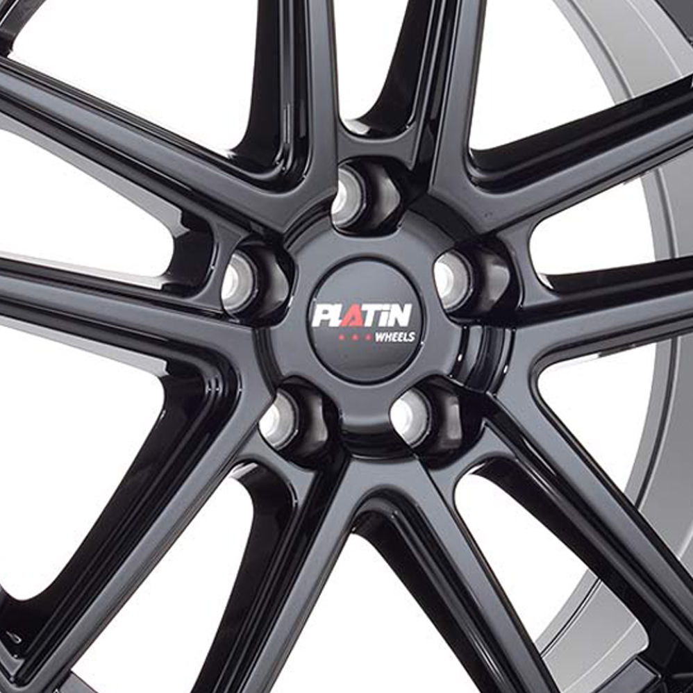 18 Inch Platin P 73 Gloss Black Alloy Wheels