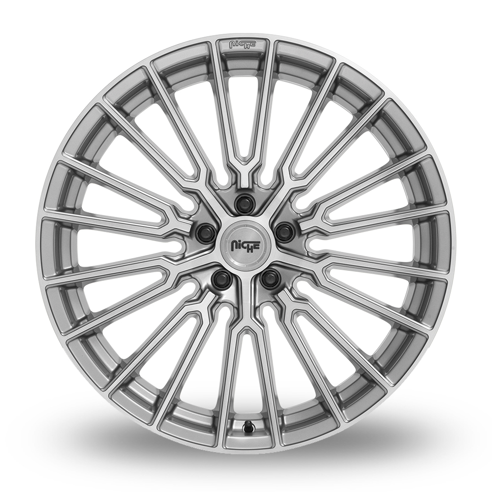 22 Inch Niche Premio Anthracite Polished Alloy Wheels