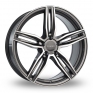 20 Inch Romac Venom Gun Metal Polished Alloy Wheels