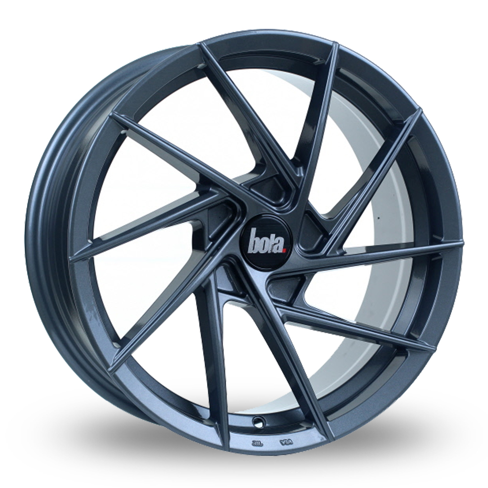 18 Inch Bola B26 Gloss Gunmetal Alloy Wheels