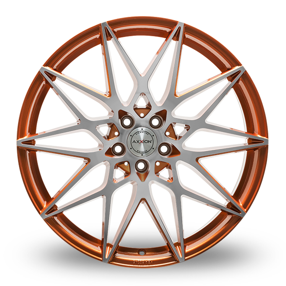 19 Inch Axxion AX9 Liquid Copper Machined Alloy Wheels