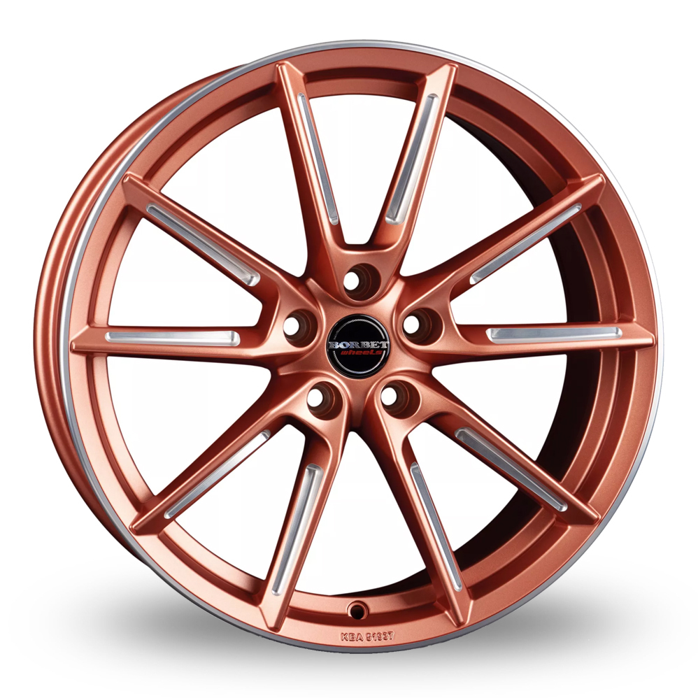 19 Inch Borbet LX Matt Copper Alloy Wheels