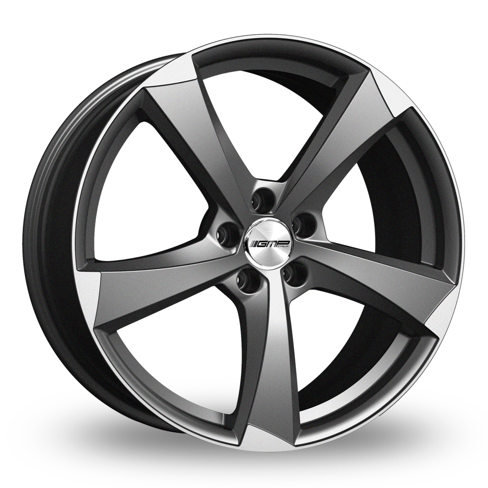 20 Inch GMP Italia Ican Anthracite Polished Alloy Wheels