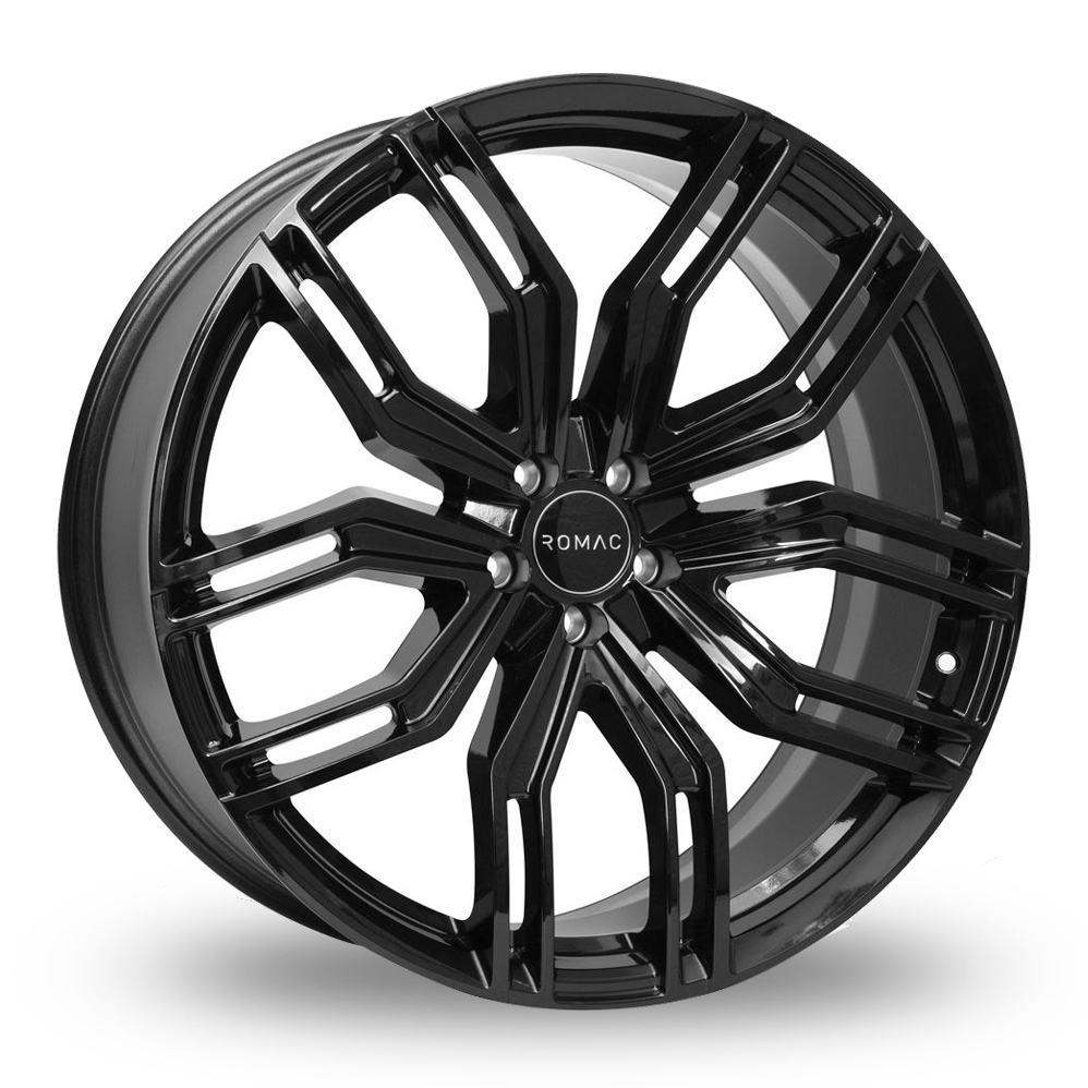 22 Inch Romac Catalina Gloss Black Alloy Wheels