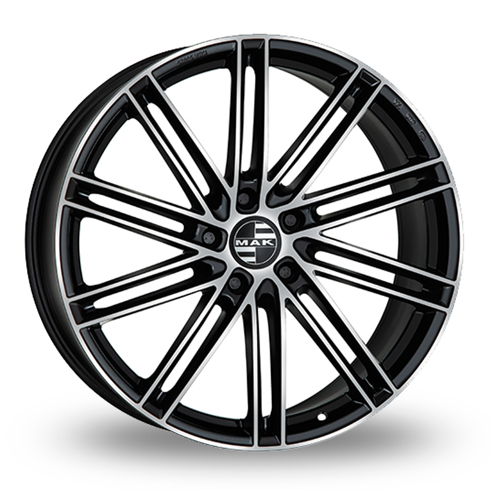 21 Inch MAK Leipzig Black Mirror Alloy Wheels