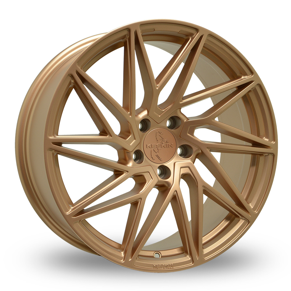 19 Inch Keskin Tuning KT20 Rose Gold Alloy Wheels