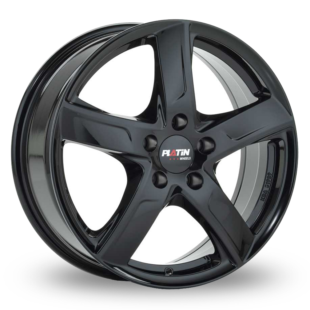 17 Inch Platin P 84 Black Alloy Wheels