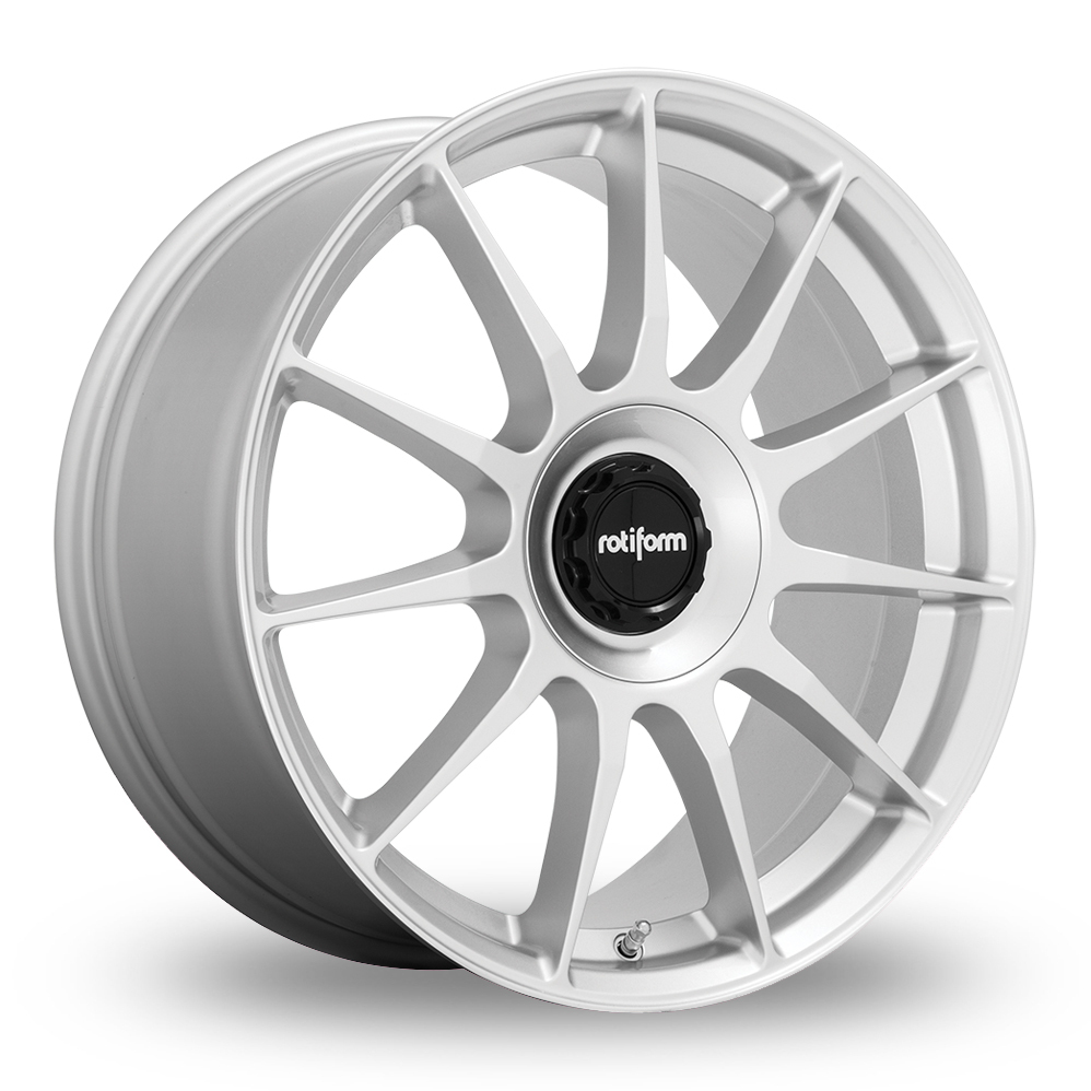 20 Inch Rotiform DTM Silver Alloy Wheels