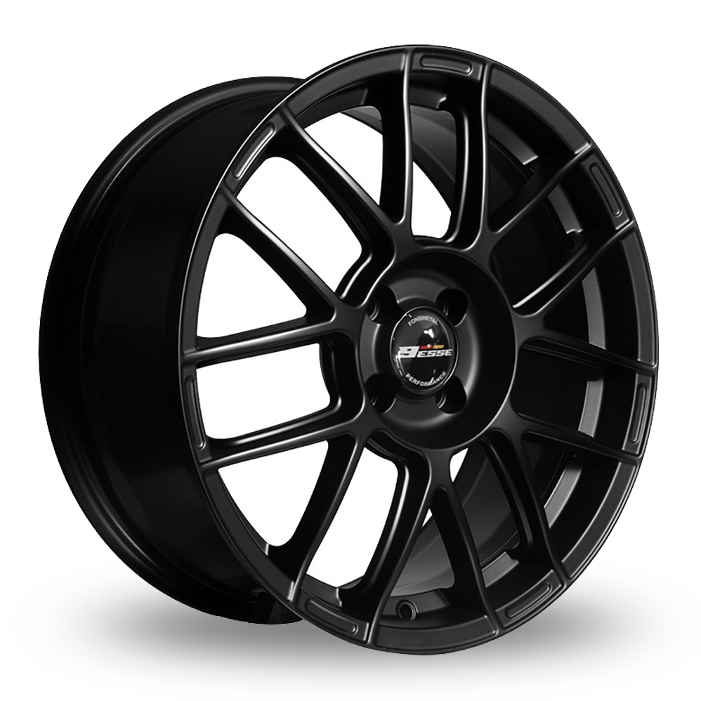 17 Inch Fondmetal 9ESSE Matt Black Alloy Wheels