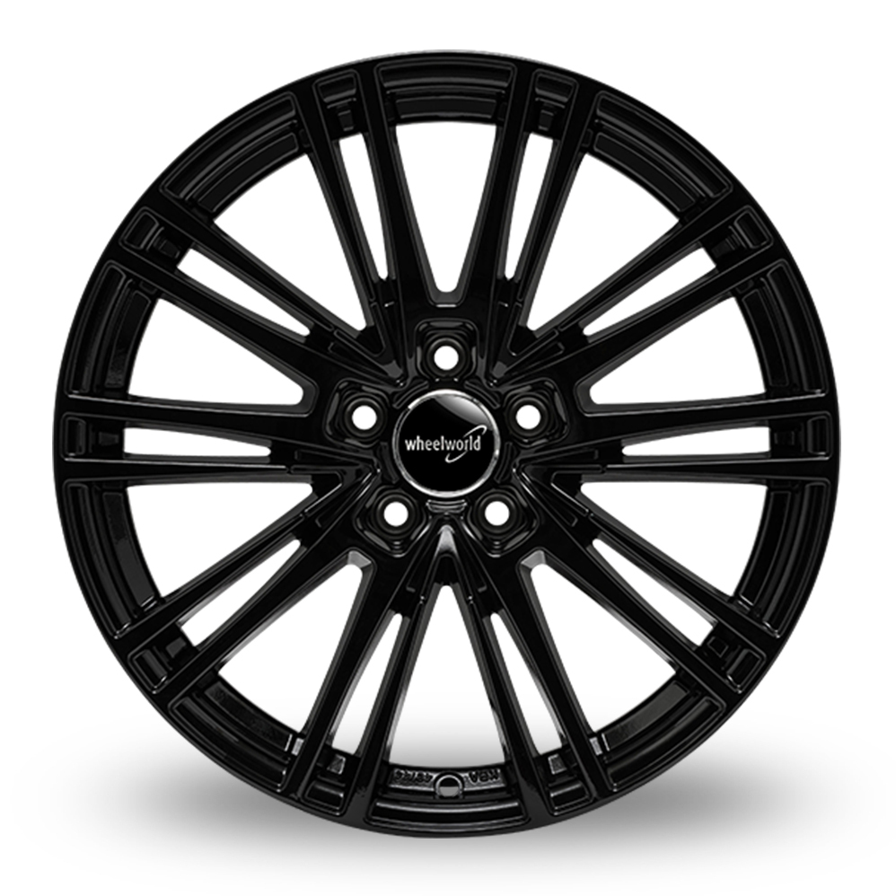 Buy 19" Wheelworld WH18 Gloss Black Alloy Wheels Wheelbase