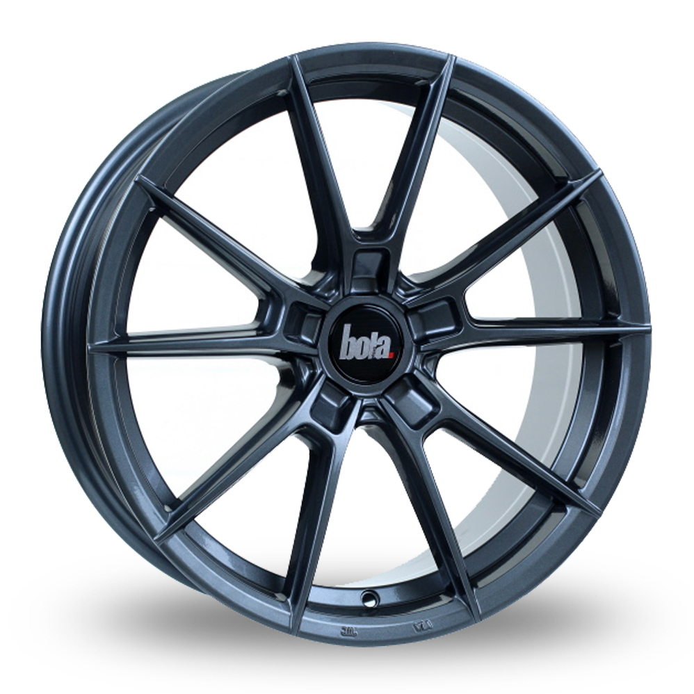 17 Inch Bola B19 Gloss Gunmetal Alloy Wheels