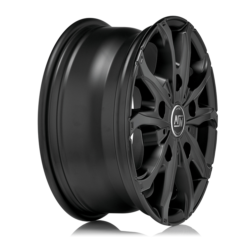 17 Inch MSW (by OZ) 48 Van Matt Black Alloy Wheels