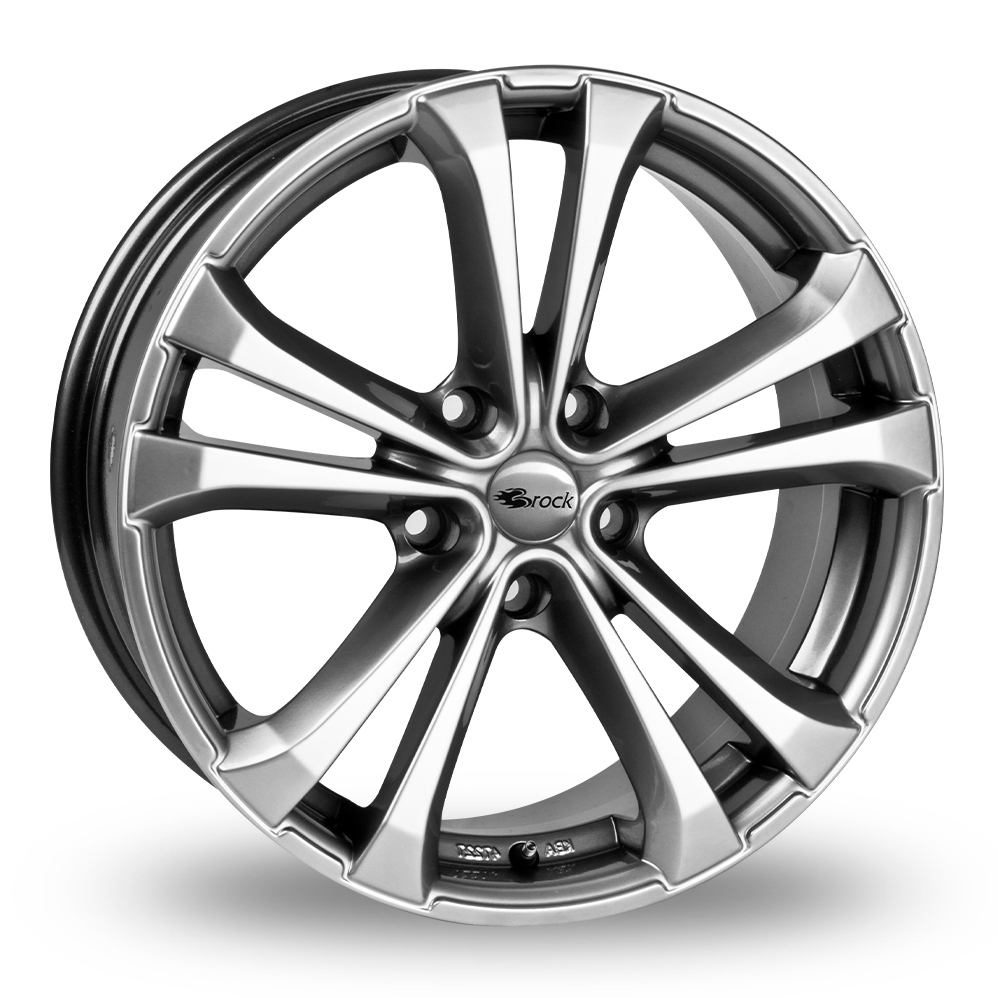 16 Inch RC Design RC17 Chrome Silver Alloy Wheels