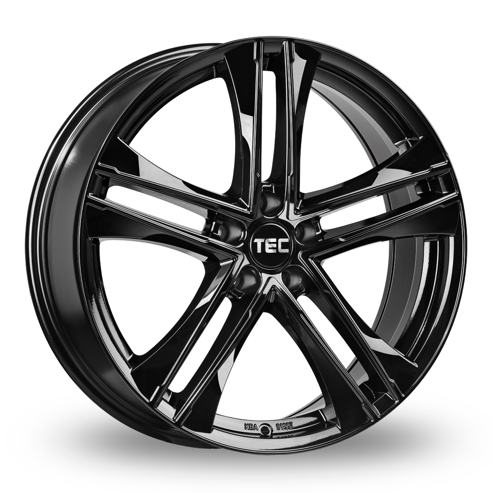 20 Inch TEC Speedwheels AS4-EVO Gloss Black Alloy Wheels