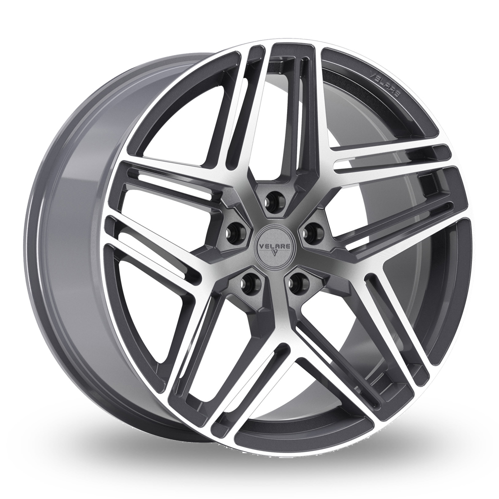 20 Inch Velare VLR16 Grey Polished Alloy Wheels