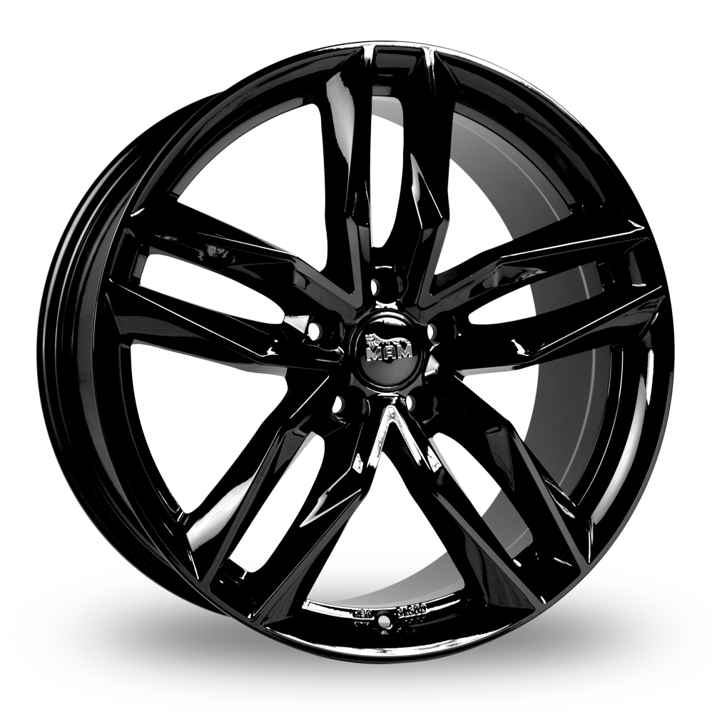 19 Inch MAM RS3 Gloss Black Alloy Wheels