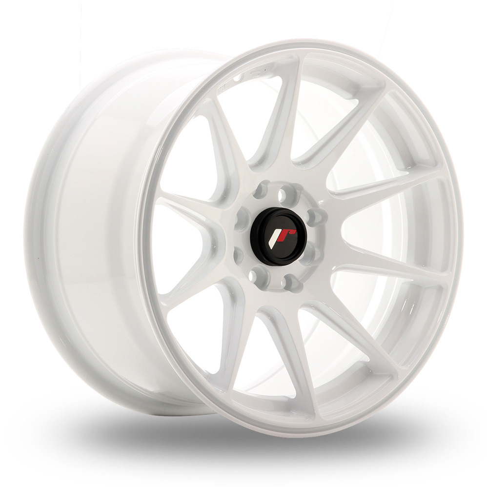 16 Inch Japan Racing JR11 (8x16) White Alloy Wheels